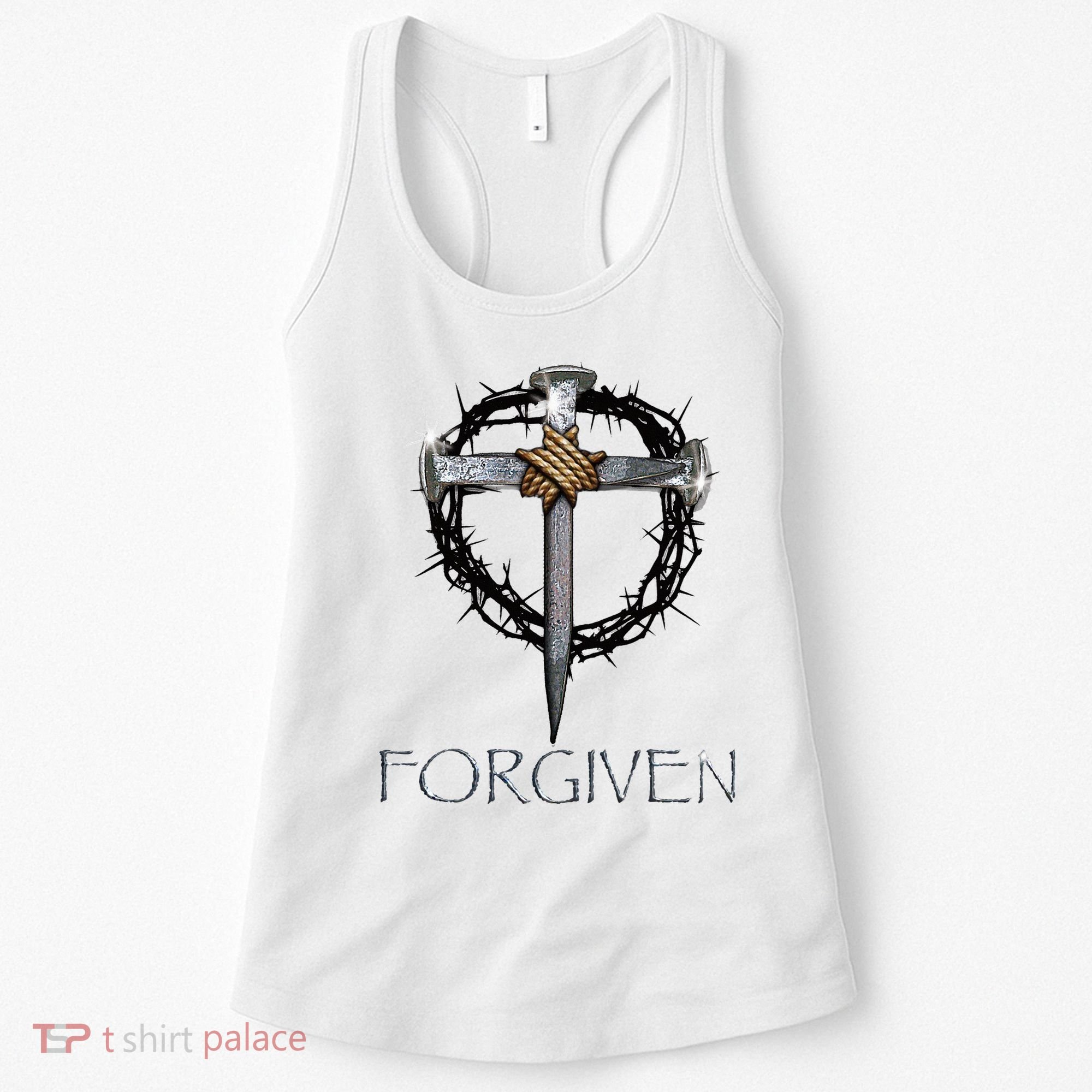 Forgiven 3 Nails Crown Of Thorns Women's Tank Top