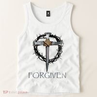 Forgiven 3 Nails Crown Of Thorns Tank Top thumb 2