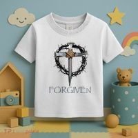 Forgiven 3 Nails Crown Of Thorns Toddler T-Shirt thumb 3