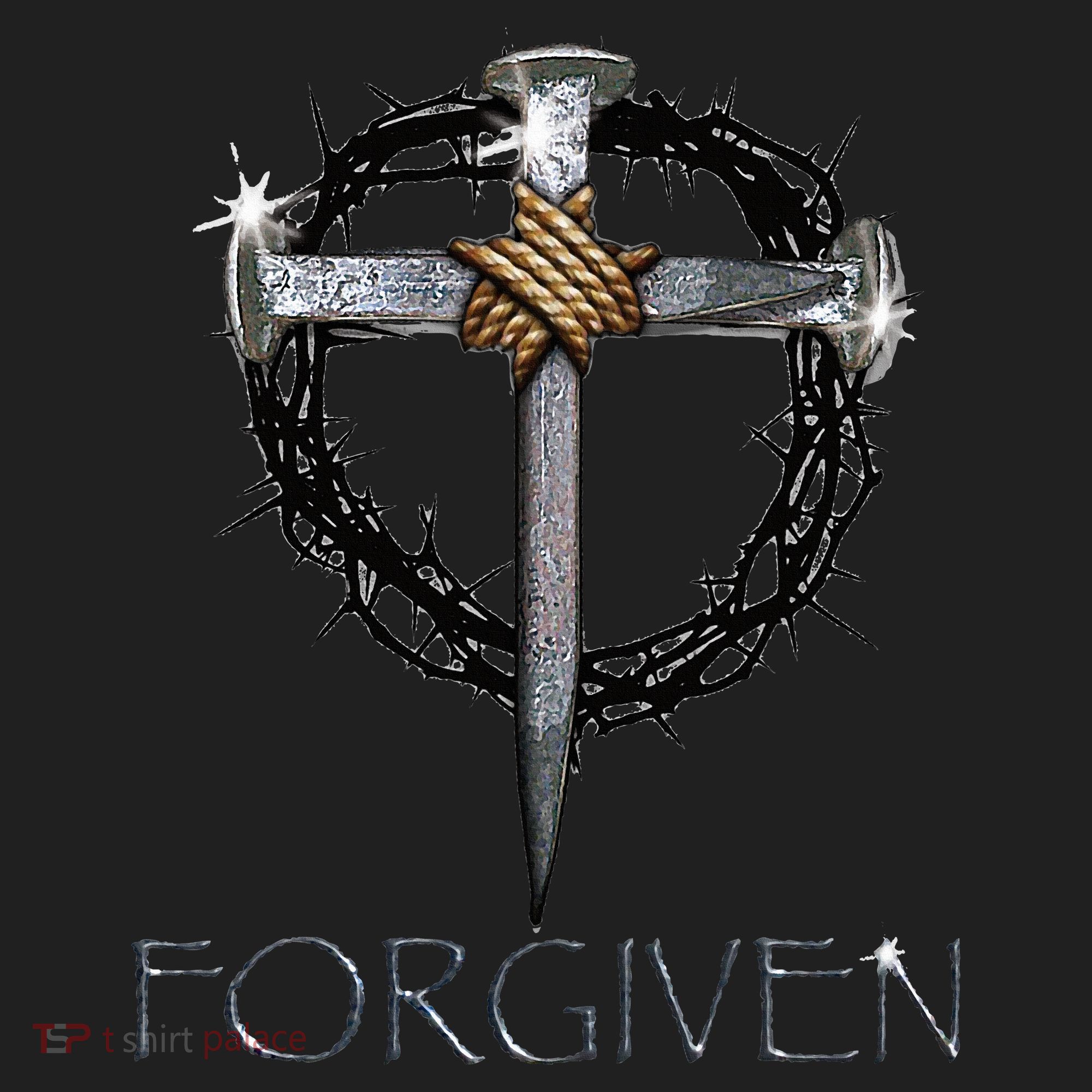 Forgiven  3 Nails crown of thorns  Women's Sweatshirt