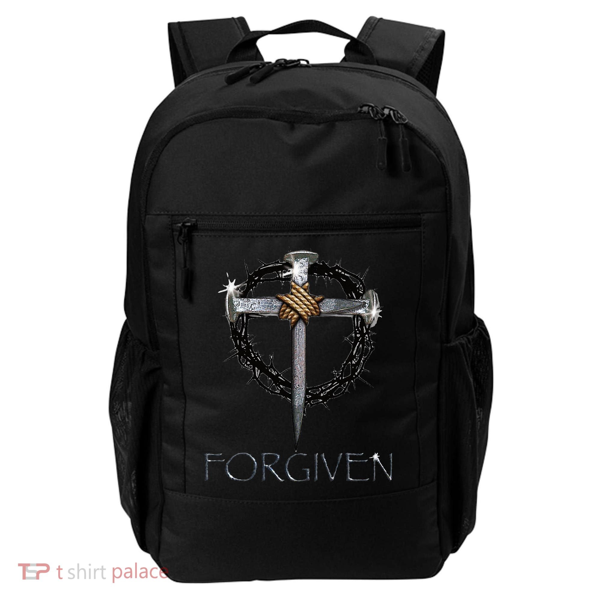 Forgiven  3 Nails crown of thorns  Backpack