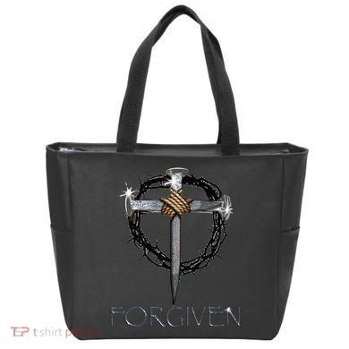 Forgiven  3 Nails crown of thorns  Tote Bag