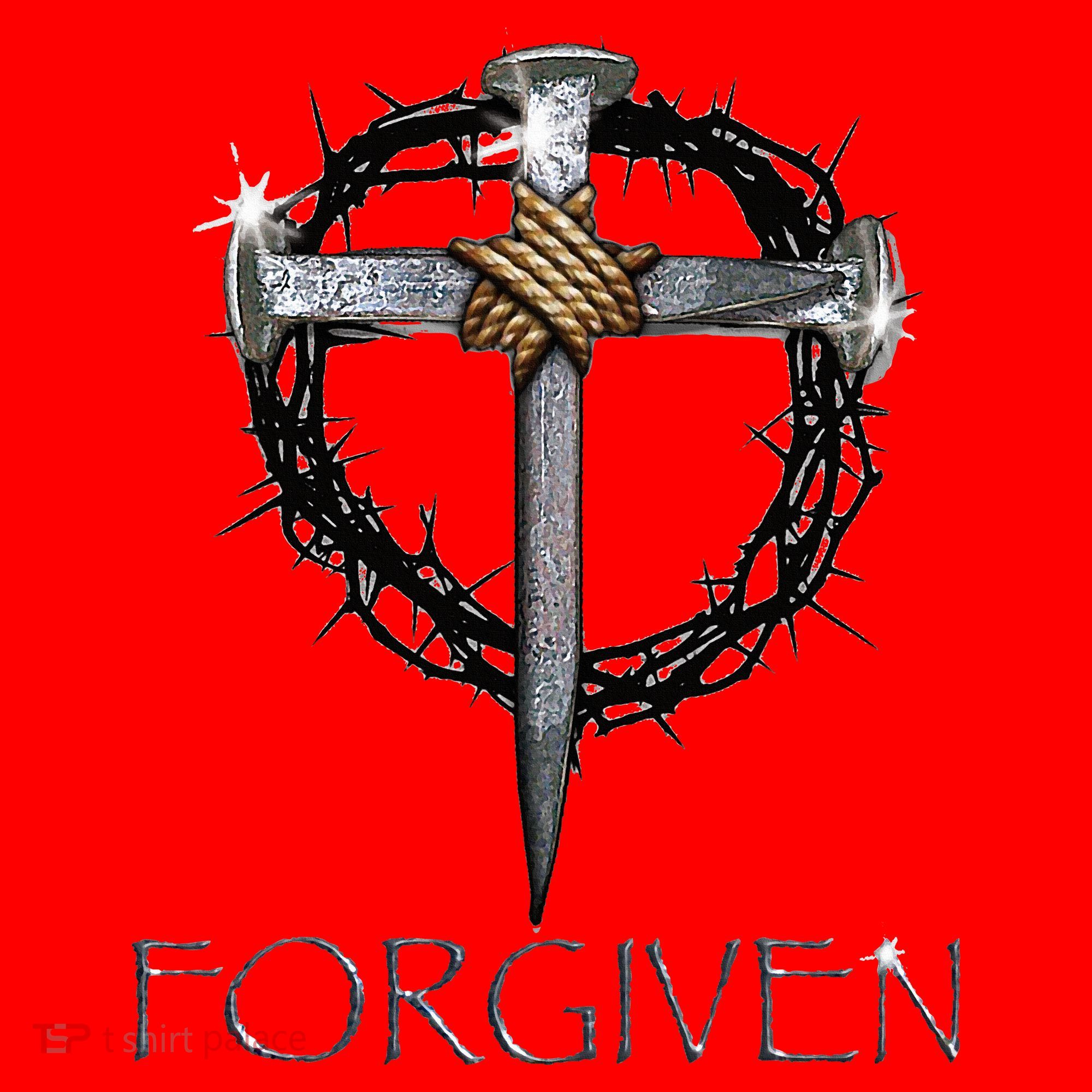 Forgiven  3 Nails crown of thorns  Santa Hat