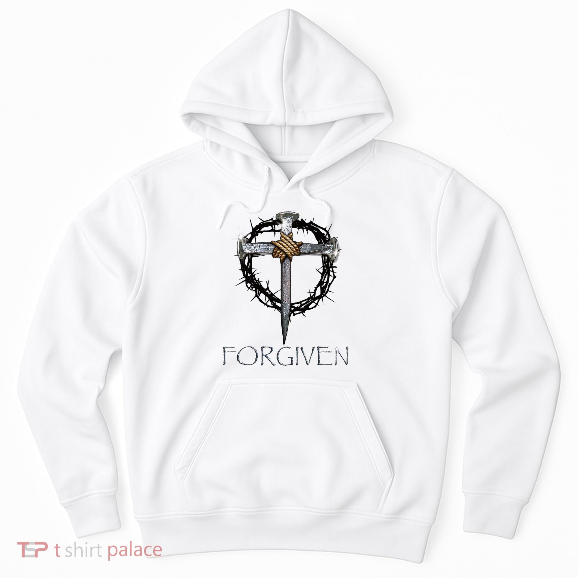 Forgiven  3 Nails crown of thorns  Hoodie