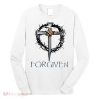 Forgiven  3 Nails crown of thorns  Long Sleeve Shirt thumb 0