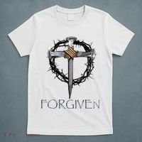 Forgiven  3 Nails crown of thorns  T-Shirt thumb 5