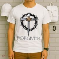 Forgiven  3 Nails crown of thorns  T-Shirt thumb 6