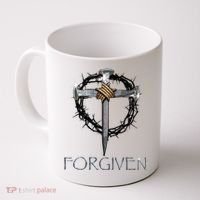 Forgiven  3 Nails crown of thorns  Coffee Mug thumb 0