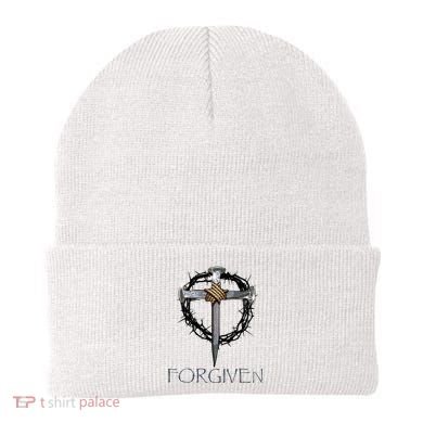 Forgiven  3 Nails crown of thorns  Beanie