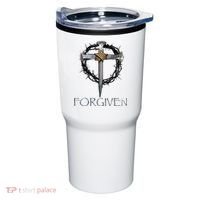 Forgiven  3 Nails crown of thorns  Tumbler thumb 0