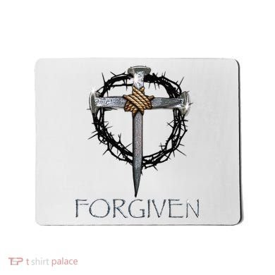 Forgiven  3 Nails crown of thorns  Mousepad