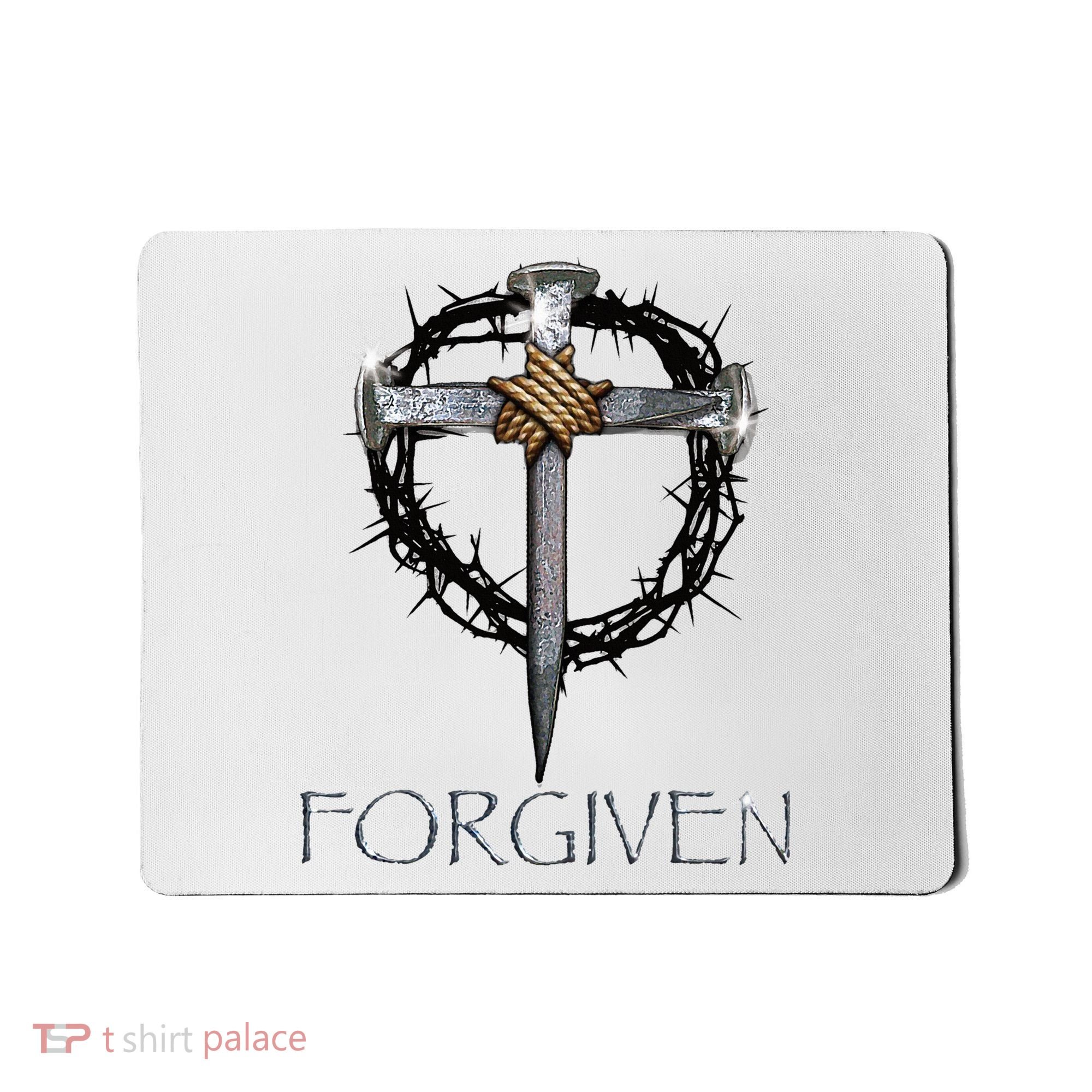 Forgiven  3 Nails crown of thorns  Mousepad