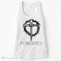 Forgiven  3 Nails crown of thorns  Women's Tank Top thumb 0