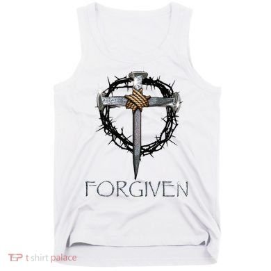 Forgiven  3 Nails crown of thorns  Tank Top