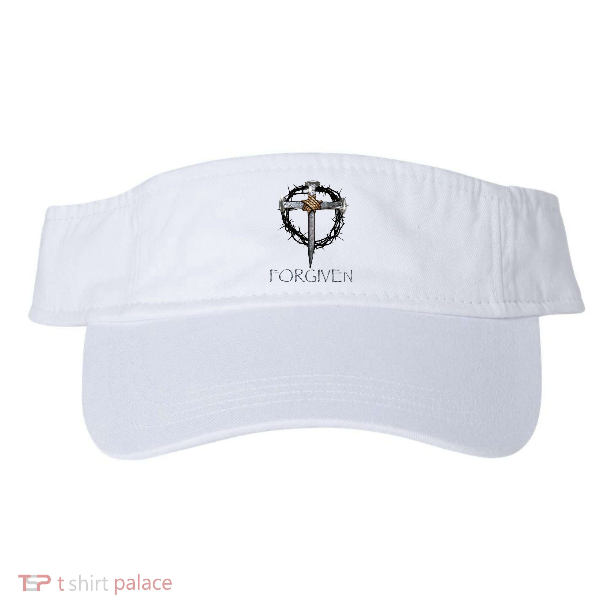 Forgiven  3 Nails crown of thorns  Visor