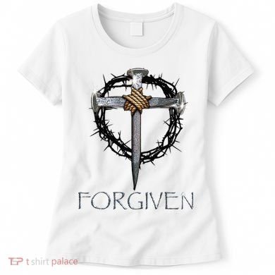 Forgiven  3 Nails crown of thorns  Women's T-Shirt