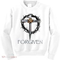 Forgiven  3 Nails crown of thorns  Kids Sweatshirt thumb 0
