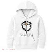 Forgiven  3 Nails crown of thorns  Kids Hoodie thumb 0