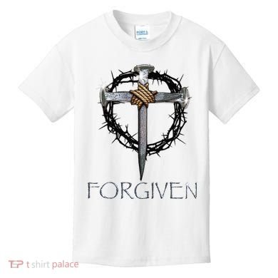 Forgiven  3 Nails crown of thorns  Kids T-Shirt