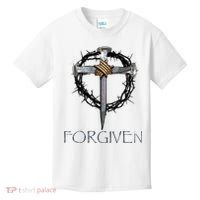 Forgiven  3 Nails crown of thorns  Kids T-Shirt thumb 0
