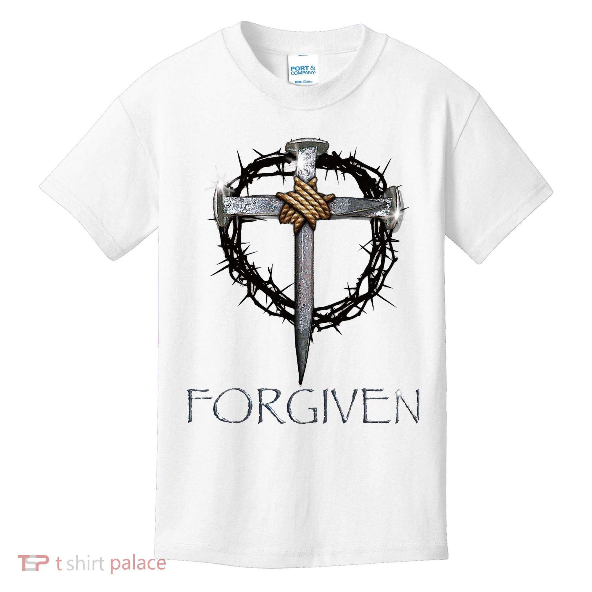 Forgiven  3 Nails crown of thorns  Kids T-Shirt