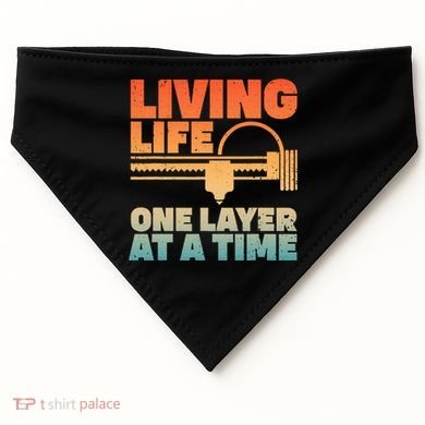 Funny 3d Printing Art 3d Printer Lovers Geeks USA-Made Doggie Bandana