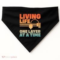 Funny 3d Printing Art 3d Printer Lovers Geeks USA-Made Doggie Bandana thumb 0