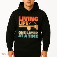 Funny 3d Printing Art 3d Printer Lovers Geeks Hoodie thumb 2