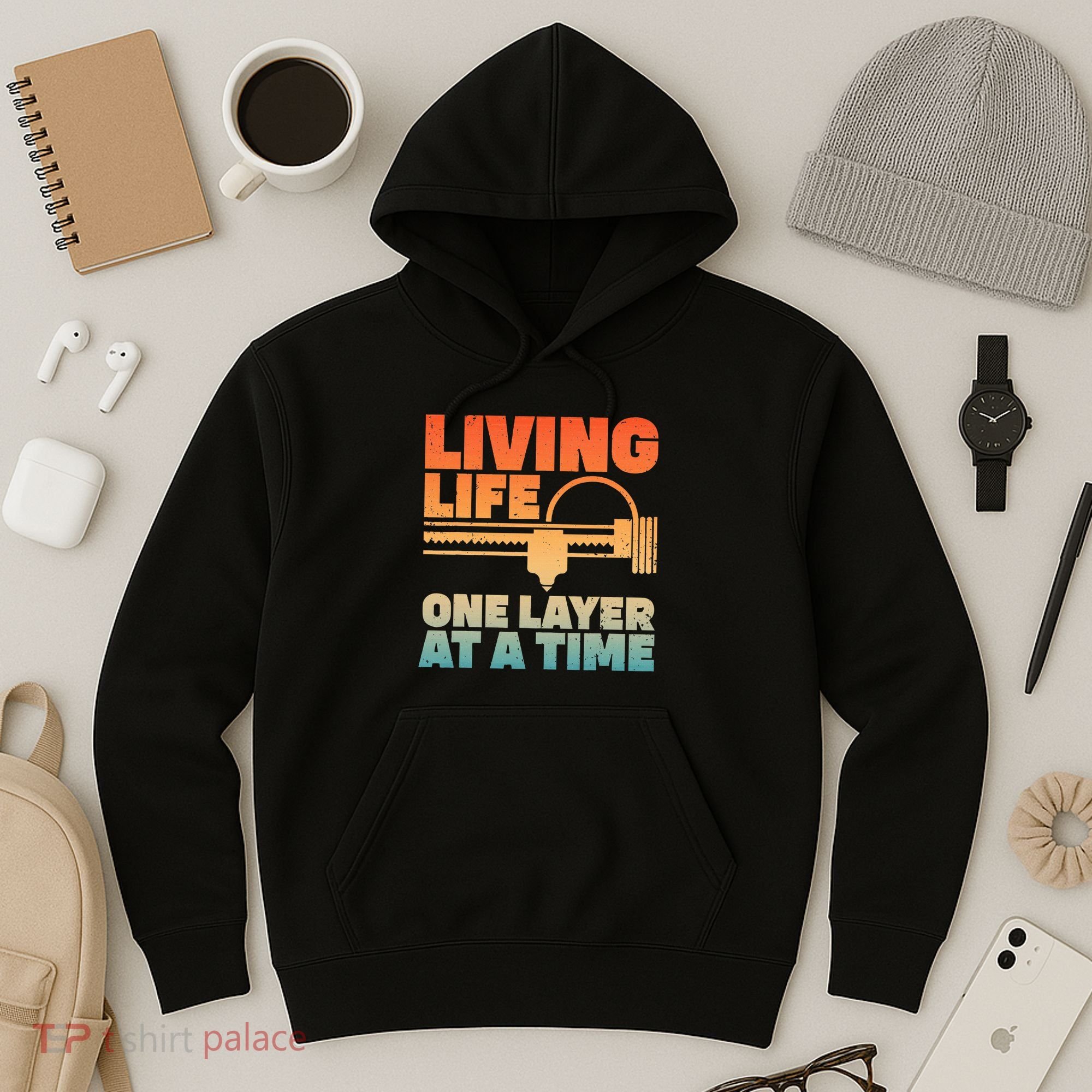 Funny 3d Printing Art 3d Printer Lovers Geeks Hoodie