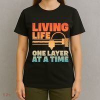 Funny 3d Printing Art 3d Printer Lovers Geeks T-Shirt thumb 4