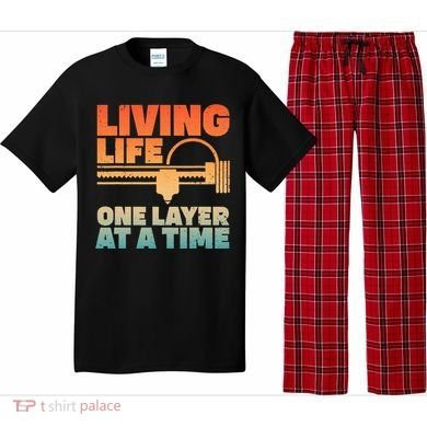 Funny 3d Printing Art 3d Printer Lovers Geeks Pajama Set