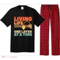 Funny 3d Printing Art 3d Printer Lovers Geeks Pajama Set thumb 0