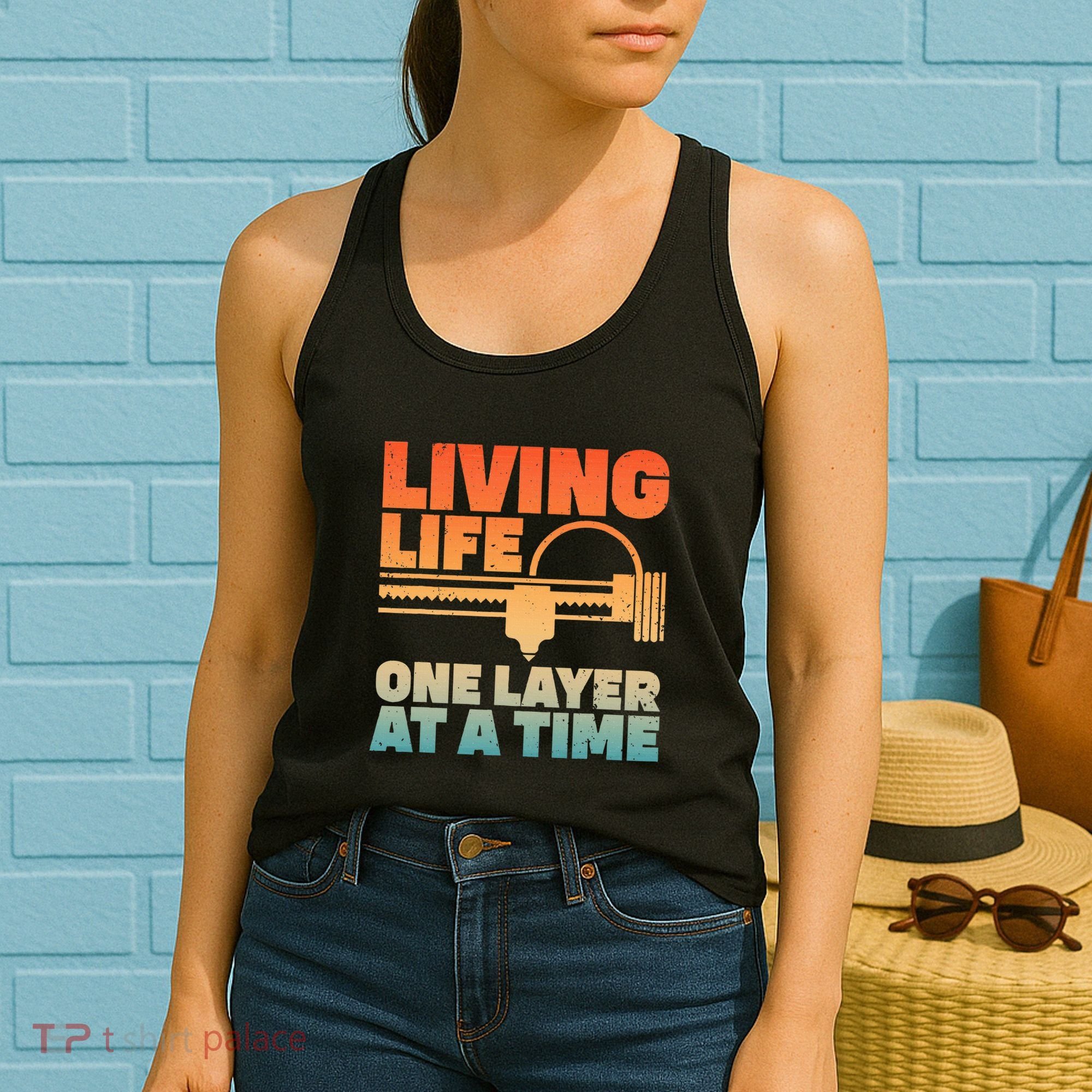 Funny 3d Printing Art 3d Printer Lovers Geeks Women's Tank Top