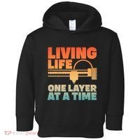Funny 3d Printing Art 3d Printer Lovers Geeks Toddler Hoodie thumb 0