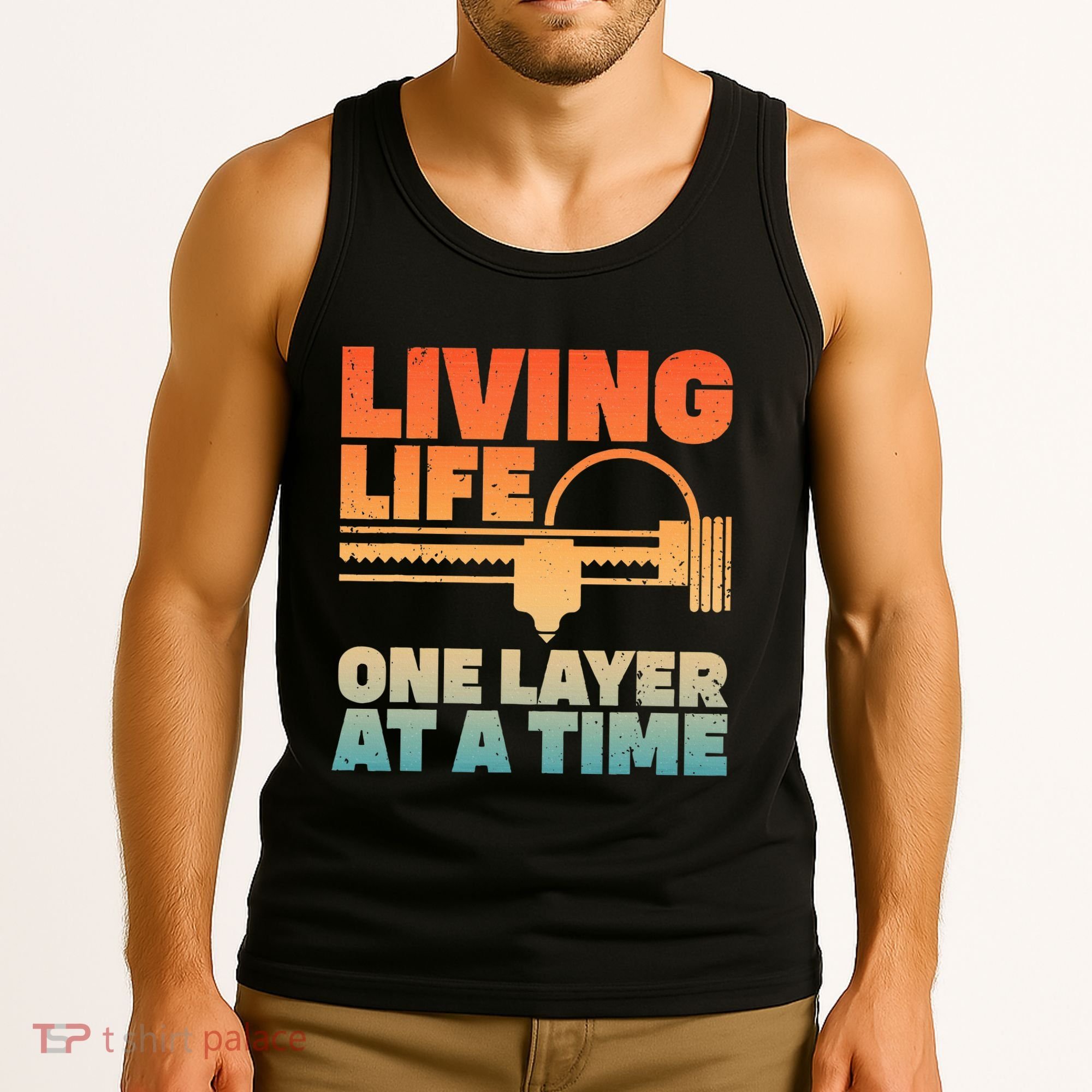 Funny 3d Printing Art 3d Printer Lovers Geeks Tank Top
