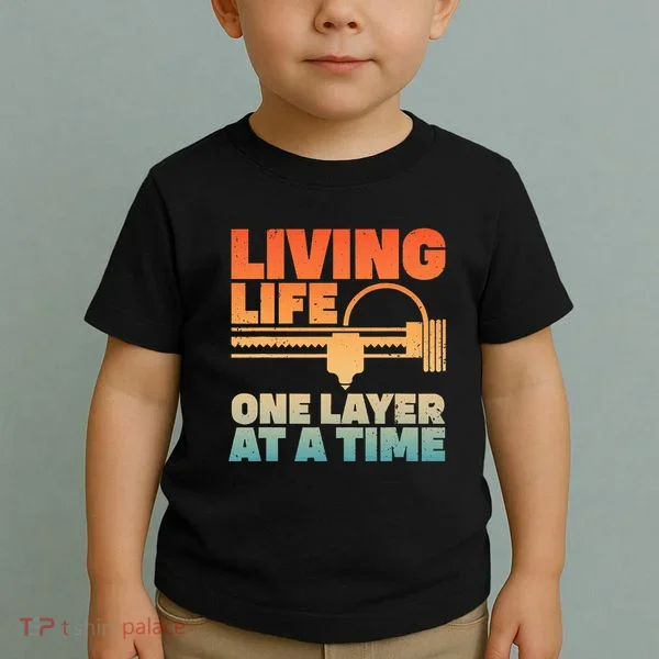 Funny 3d Printing Art 3d Printer Lovers Geeks Toddler T-Shirt
