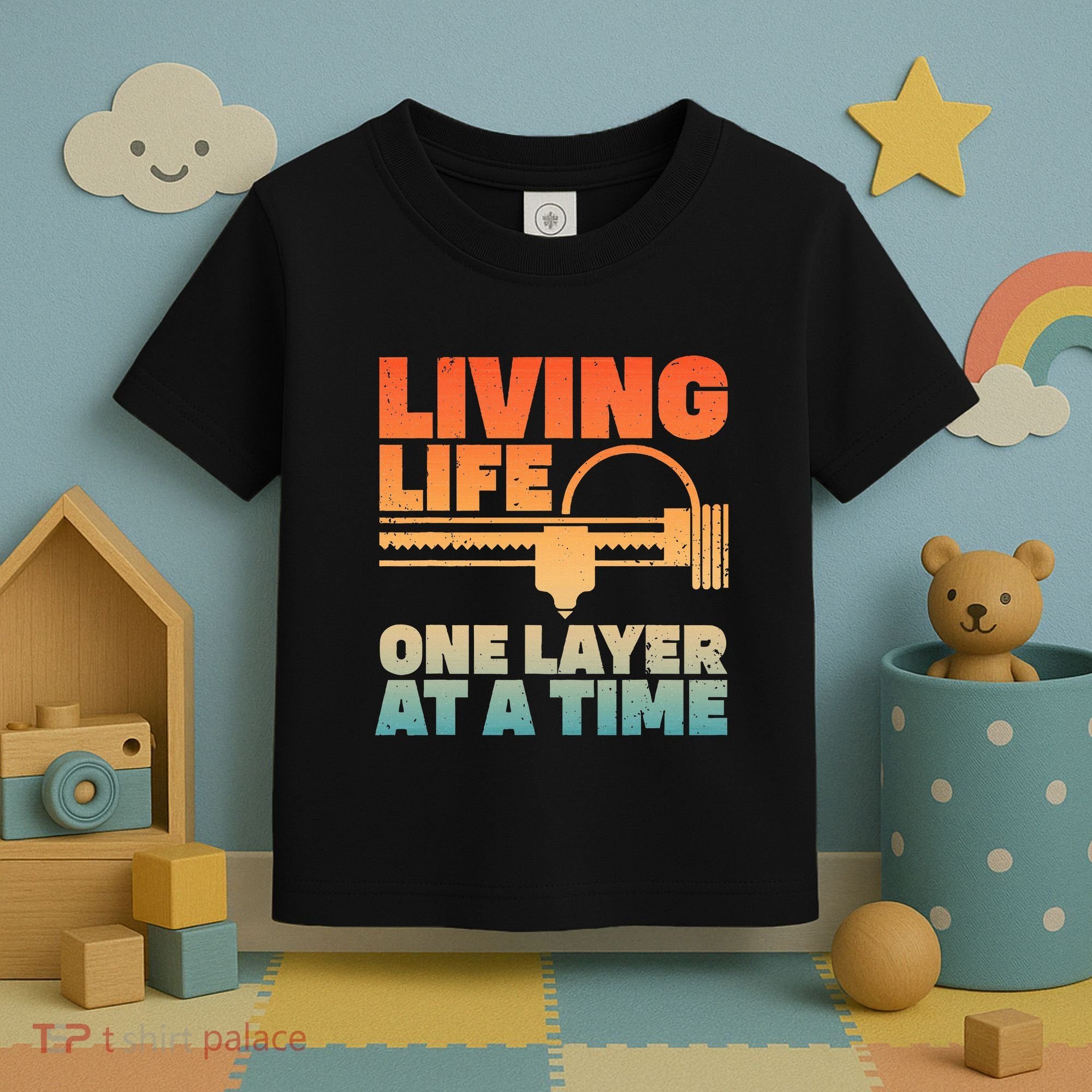 Funny 3d Printing Art 3d Printer Lovers Geeks Toddler T-Shirt