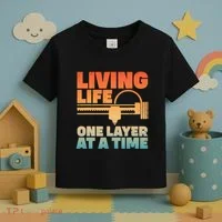 Funny 3d Printing Art 3d Printer Lovers Geeks Toddler T-Shirt thumb 3