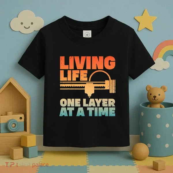 Funny 3d Printing Art 3d Printer Lovers Geeks Toddler T-Shirt