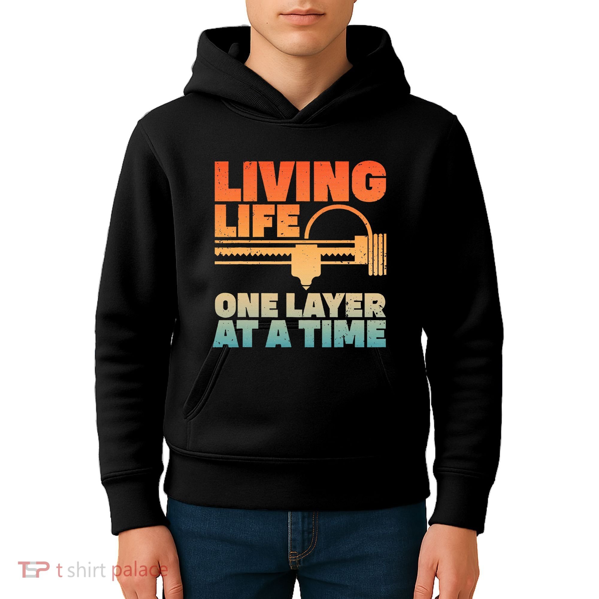 Funny 3d Printing Art 3d Printer Lovers Geeks Kids Hoodie