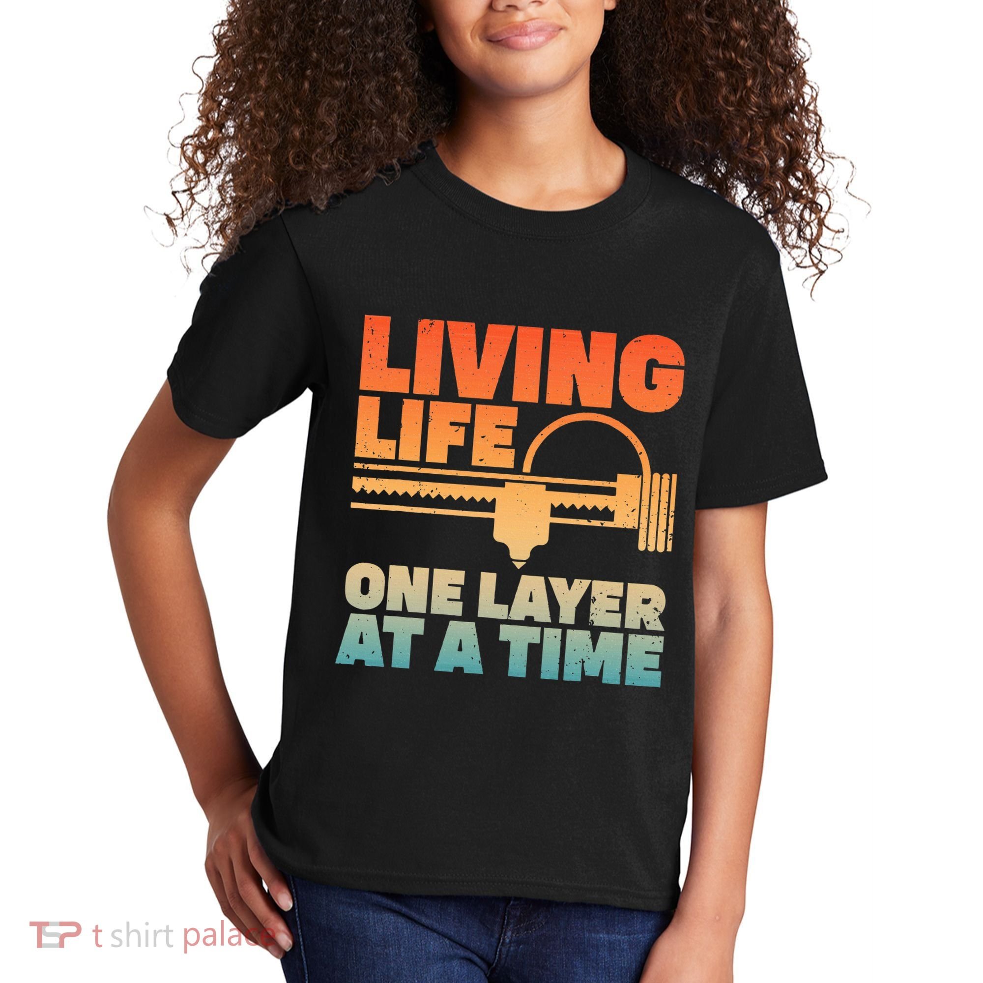 Funny 3d Printing Art 3d Printer Lovers Geeks Kids T-Shirt