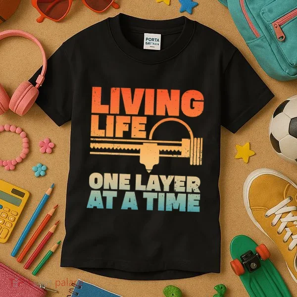 Funny 3d Printing Art 3d Printer Lovers Geeks Kids T-Shirt