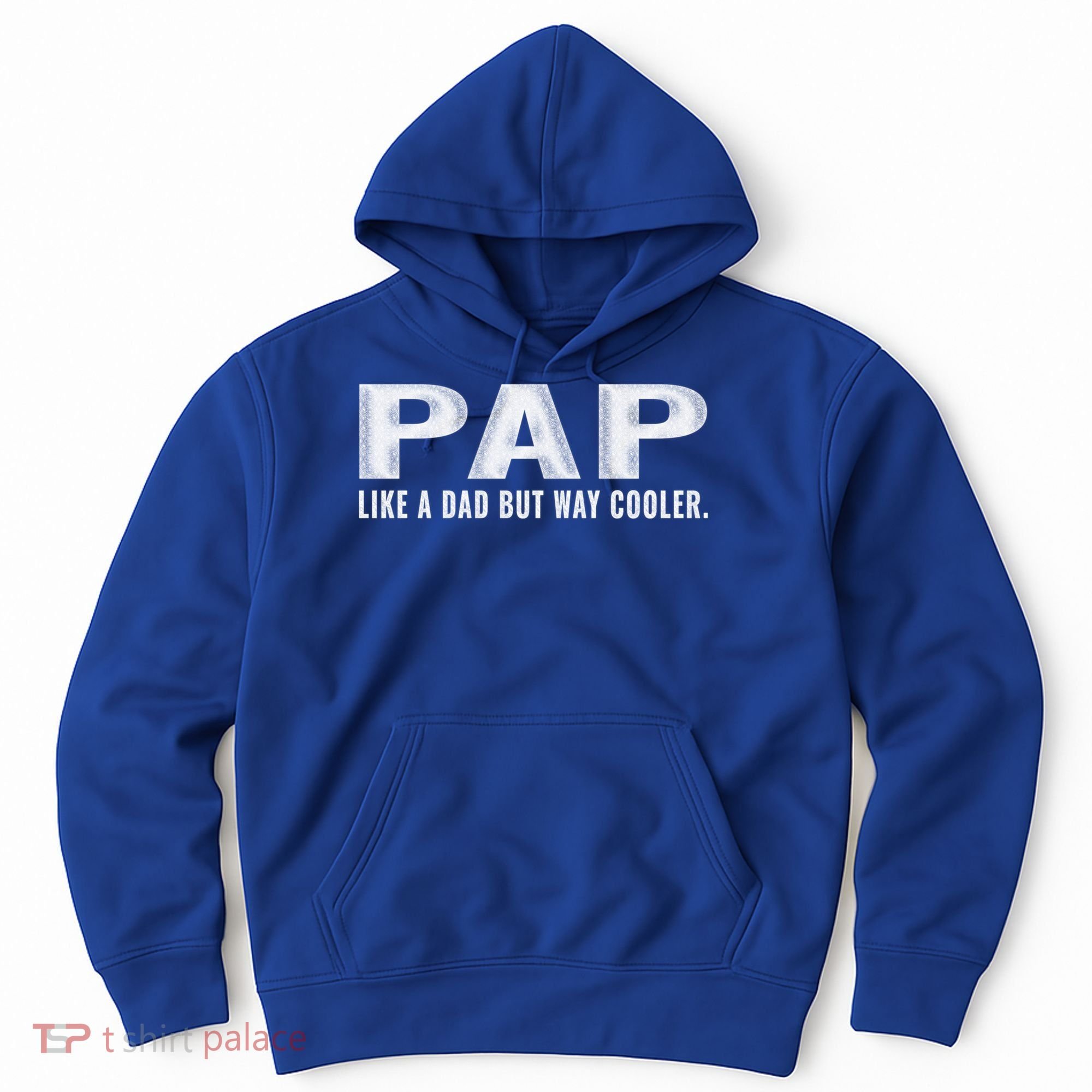 Family 365 Pap Like A Dad But Way Cooler Grandpa Great Gift Hoodie