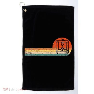 Funny 3D Printing 3D Printer Retro Vintage Golf Towel