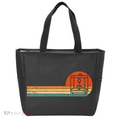 Funny 3D Printing 3D Printer Retro Vintage Tote Bag
