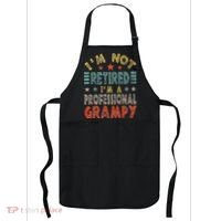 Family 365 Retired Grampy Father Day Grandpa Gift Apron thumb 0