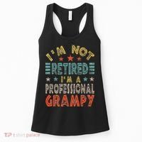 Family 365 Retired Grampy Father Day Grandpa Gift Women's Tank Top thumb 0