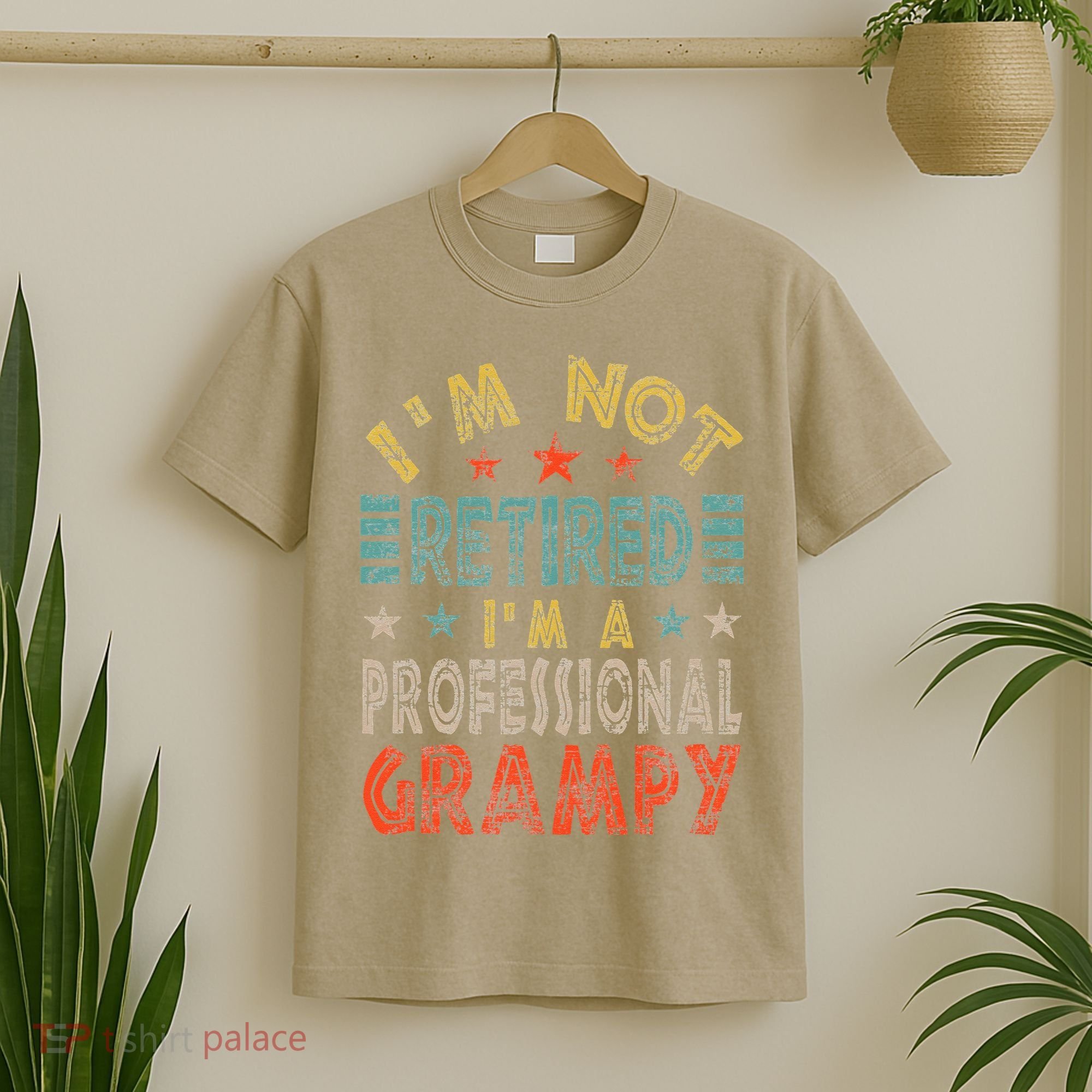 Family 365 Retired Grampy Father Day Grandpa Gift T-Shirt