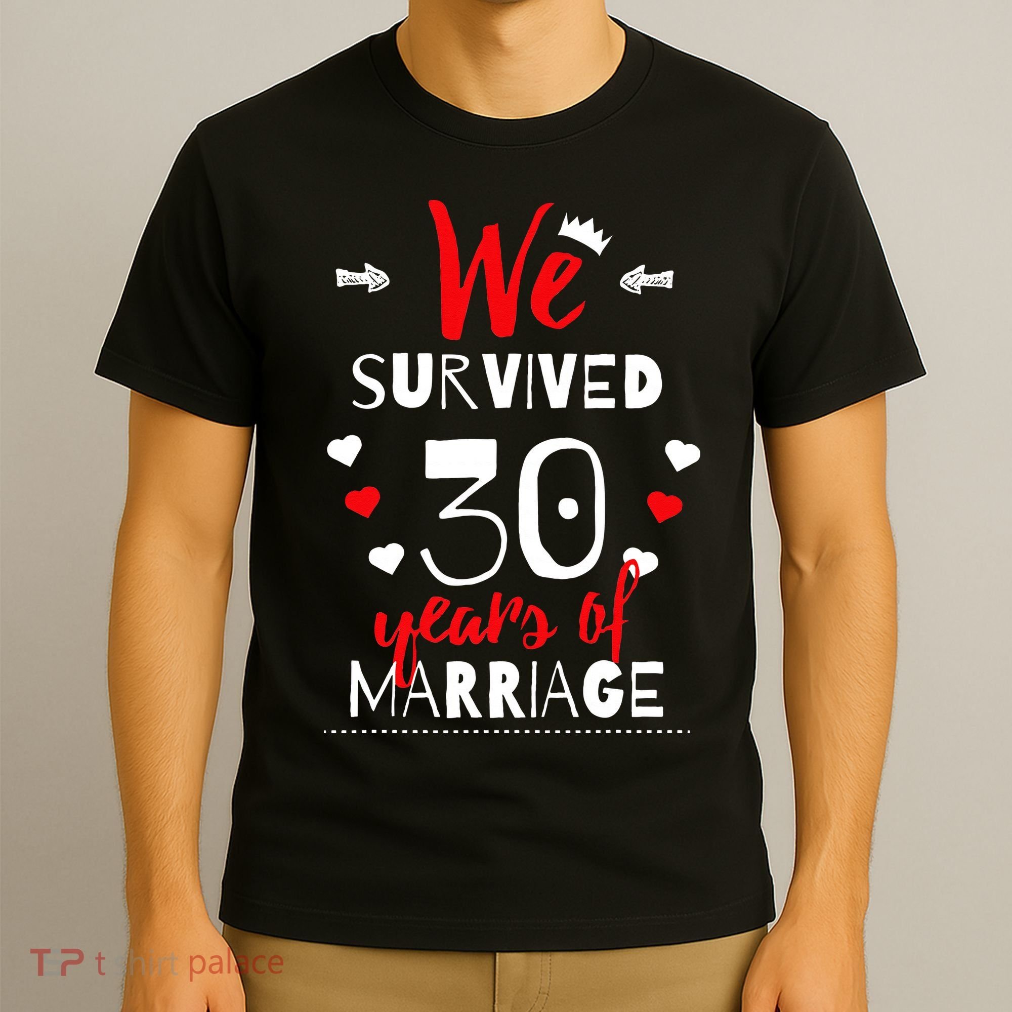 Funny 30th Wedding Anniversary Gifts For Couples T-Shirt