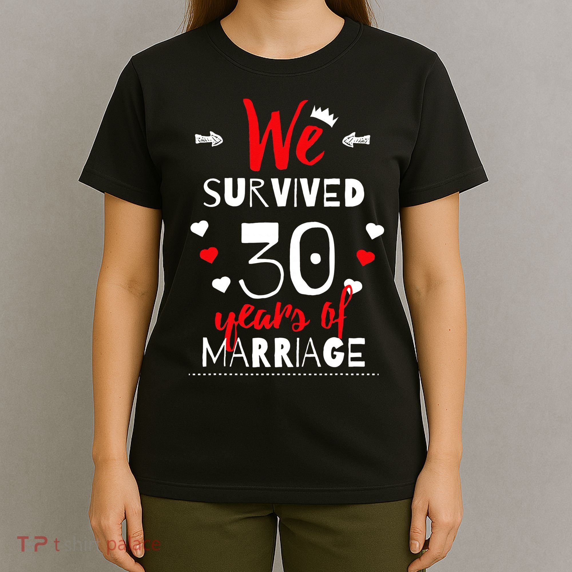 Funny 30th Wedding Anniversary Gifts For Couples T-Shirt
